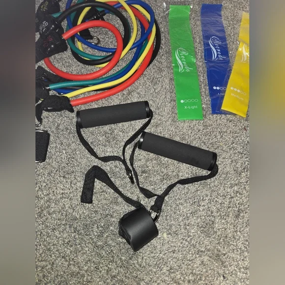 Resistance Bands Set, 10-50lbs Resistance, Sculpt Your Body, XLight-XHeavy, New - Picture 16 of 16